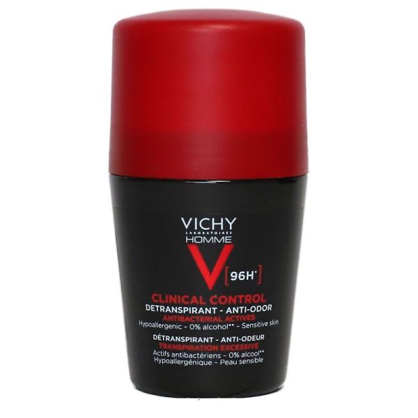 Vichy - Homme Clinical Control déodorant anti-odeur 96h roll-on - 50ml