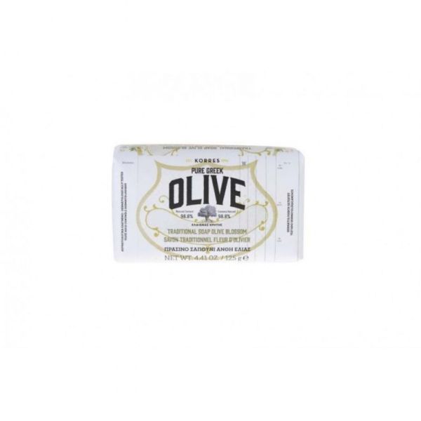 Korres - Pure Greek Olive savon traditionnel fleur d'olivier - 125 g