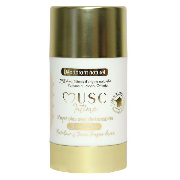 Musc Intime - Déodorant naturel au monoï La rayonnante - 50g