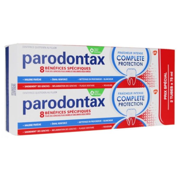 Parodontax - Fraîcheur Intense Complète Protection - 2 x 75 ml