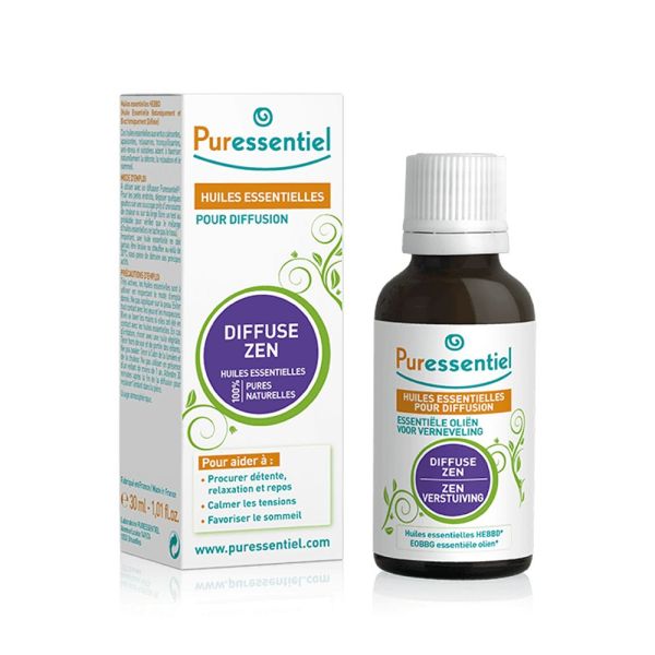 Puressentiel - Huiles essentielles Diffuse Zen pour diffusion - 30ml