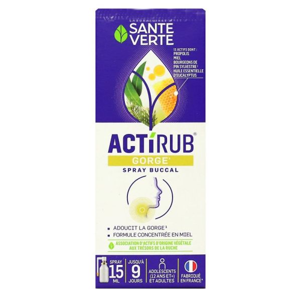 Santé Verte - Actirub gorge - 15ml