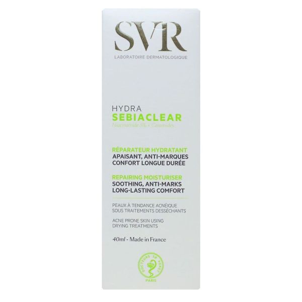 SVR - Sebiaclear Hydra réparateur hydratant - 40ml