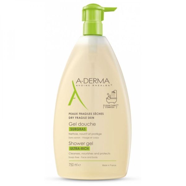 Aderma - Gel douche surgras - 750 ml