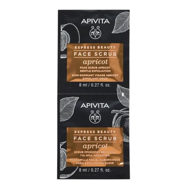 Apivita - Soin Gommant Visage - Abricot - 8 ml