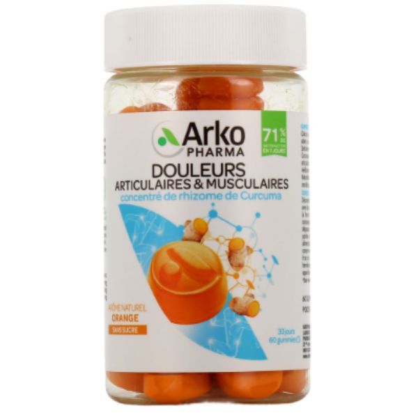 Arkopharma - Douleurs articulaires et musculaire - 60 gummies