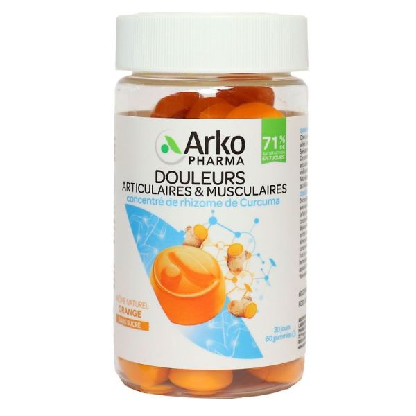 Arkopharma - Douleurs articulaires et musculaire - 60 gummies