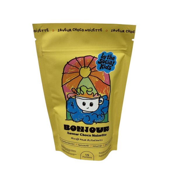 Bonjour Drink - Saveur Choco Noisette Pensée pour les enfants - 107 g