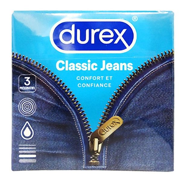 Durex - Classis jeans preservatifsx3