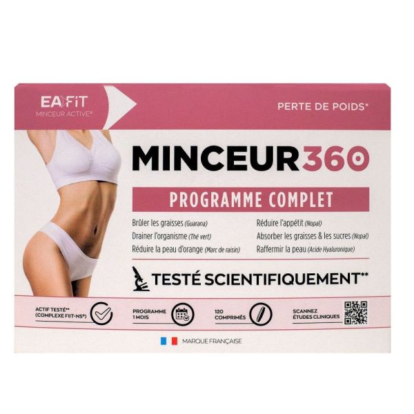 EAFIT - Minceur 360 programme complet - 120 comprimés