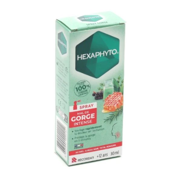 Hexaphyto - Spray mal de gorge intense - 30 mL