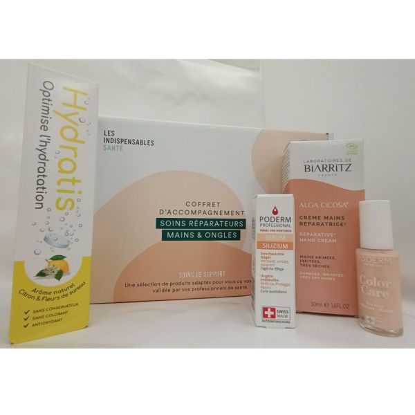 Laboratoire de Biarritz - Coffret oncologie - Soins réparateurs mains & ongles