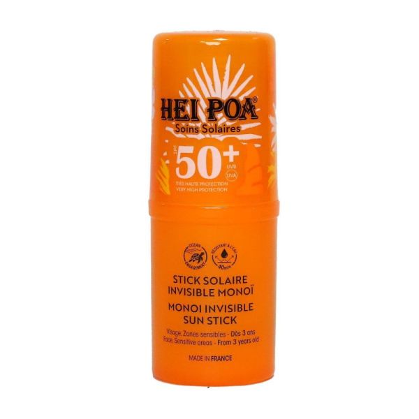 Hein Poa - Monoï invisible SPF50+ Sun stick -15g