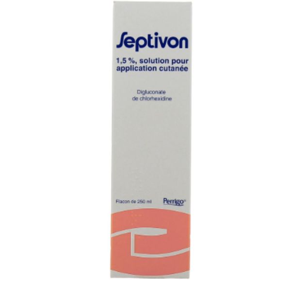 Perrigo - Septivon Solution pour application cutanée 1.5% - 250Ml