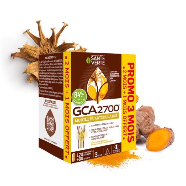 Santé Verte - GCA 2700 Mobilité articulaire - 120 comprimés + 60 offerts
