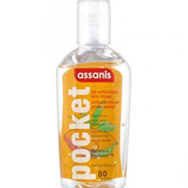 Assainis - Gel antibactérien pocket mangue - 80ml