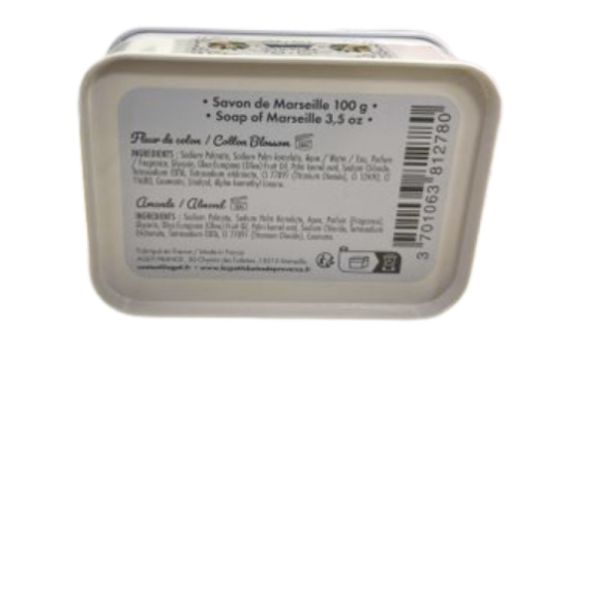 Ageti- Boîte Collection Savons de Marseille Fleur de Coton & Amande - 2 x 100g