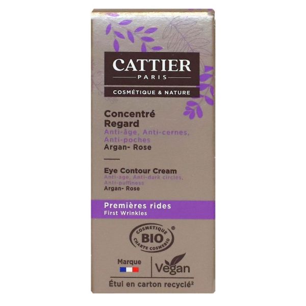 Cattier - Concentré regard éclat de rose anti âge - 15ml