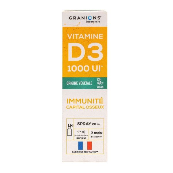 Granions - Vitamine D3 1000Ui Spray - 20mL
