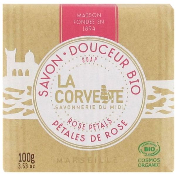 La Corvette - Douceur Bio Pétales De Rose - 100G