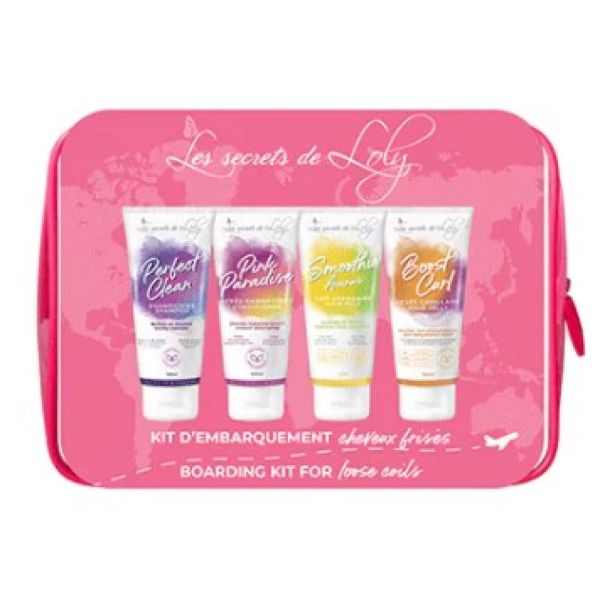 Les Secrets de Loly - Trousse de Voyage Frisés - 4x100ml