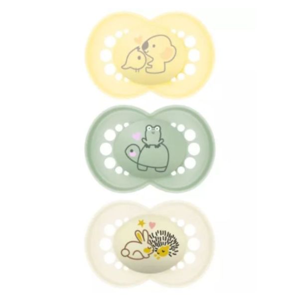 Mam - Original Sucettes Jour & Nuit Dès 18 mois - Lot de 3