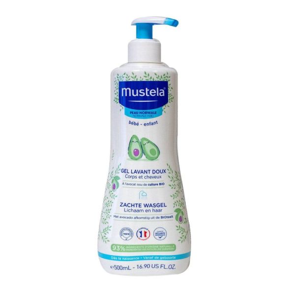 Mustela - Gel lavant doux peau normale - 500 ml