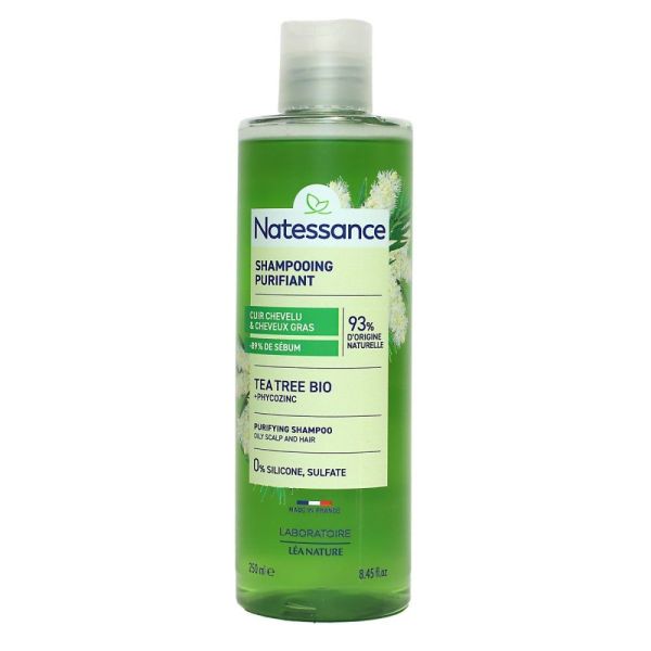 Natessance - Shampooing équilibrant tea tree - 250 ml