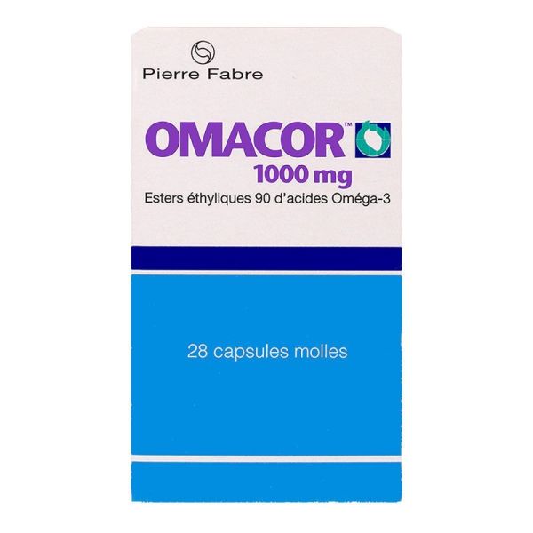 Pierre Fabre - Omacor 1000mg - 28 capsules molles