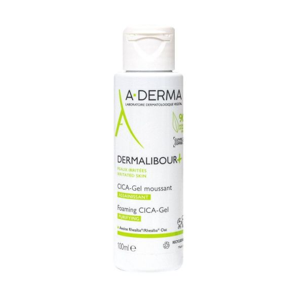 A-Derma - Dermalibour Cica gel moussant - 100ml