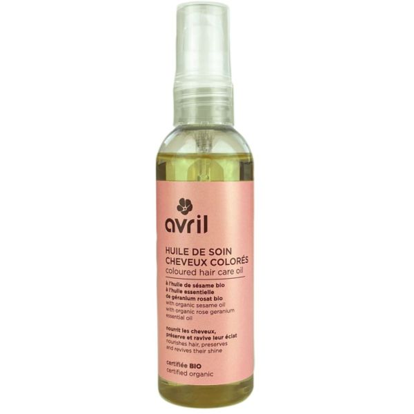 Avril - Huile de soin cheveux colorés 100ml