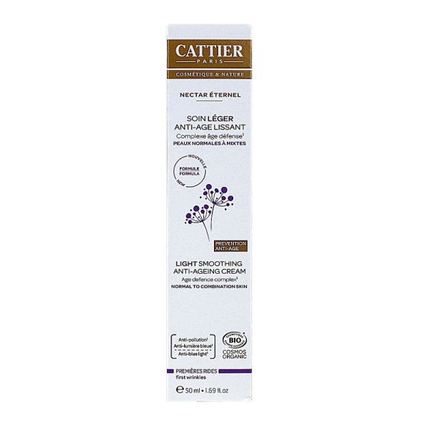 Cattier - Soin léger anti-âge lissant Nectar éternel - 50 ml