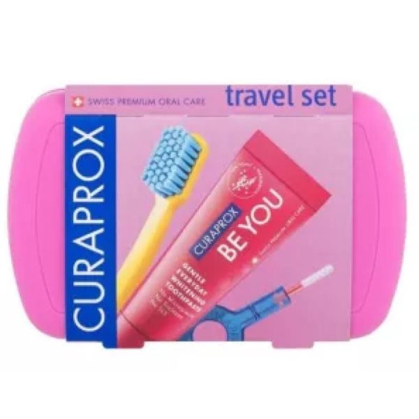 Curaprox - Be you kit de voyage rose - 5 unités