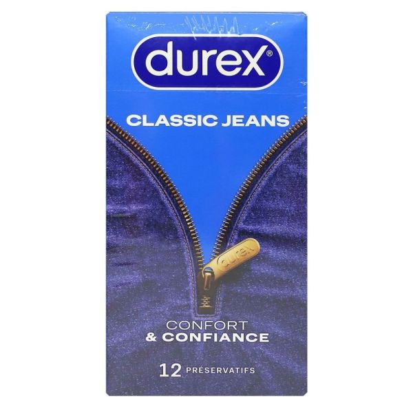 Durex - Classic Jeans - 12 préservatifs