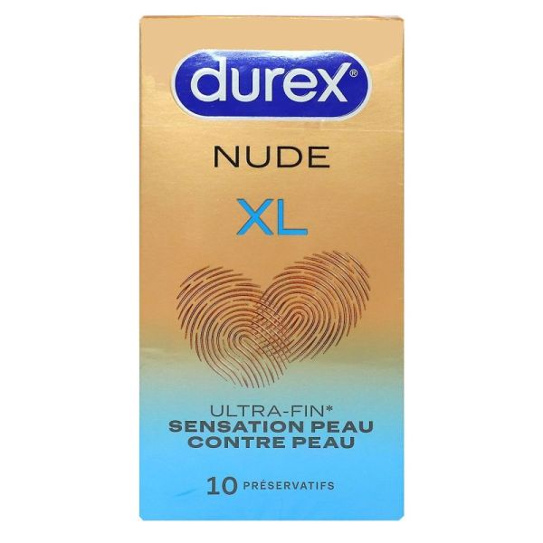 Durex - Nude XL - 10 préservatifs