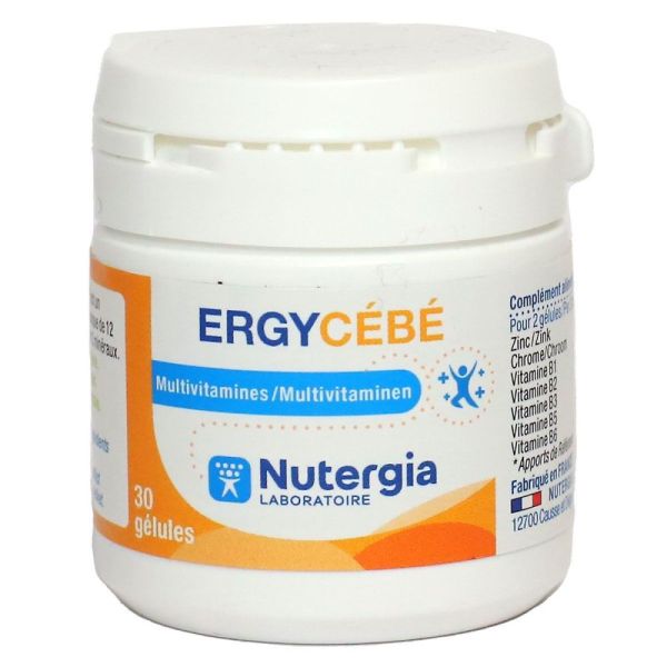 Ergycébé - Multivitamines - 30 gélules