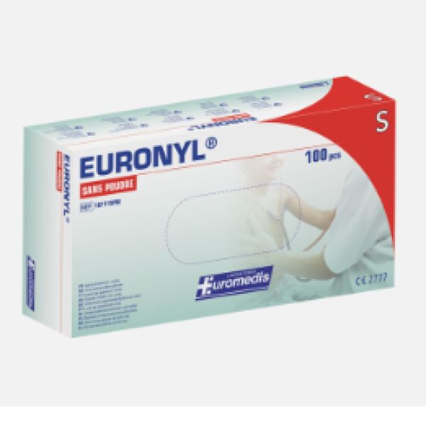 Euromedis - 100 Gant Vinyle Taille S 6/7