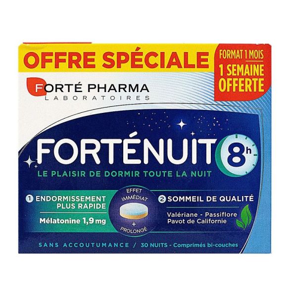 Forté Pharma - FortéNuit 8H - 30 comprimés