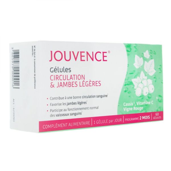 Jouvence - Circulation & Jambes légères - 60 gélules