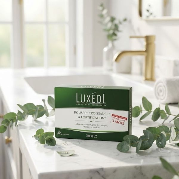 Luxéol - Complément alimentaire Pousse Croissance & Fortification - 90 gélules