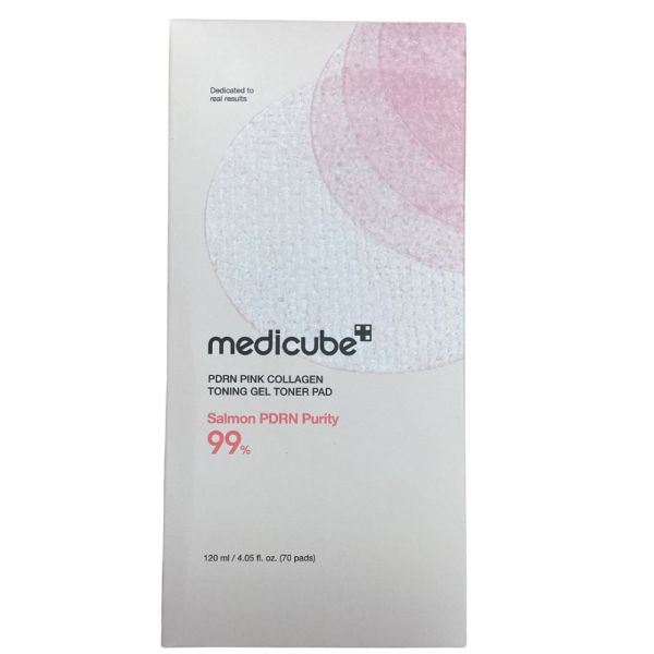 Medicube - PDRN Pink Collagen Toning Gel Toner Pad - 70pads