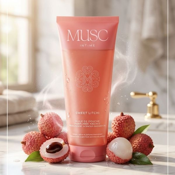 Musc Intime - Huile de douche nacrée Sweet Litchi - 200ml
