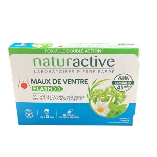 Naturactive - Maux de Ventre Flash - 10 gélules