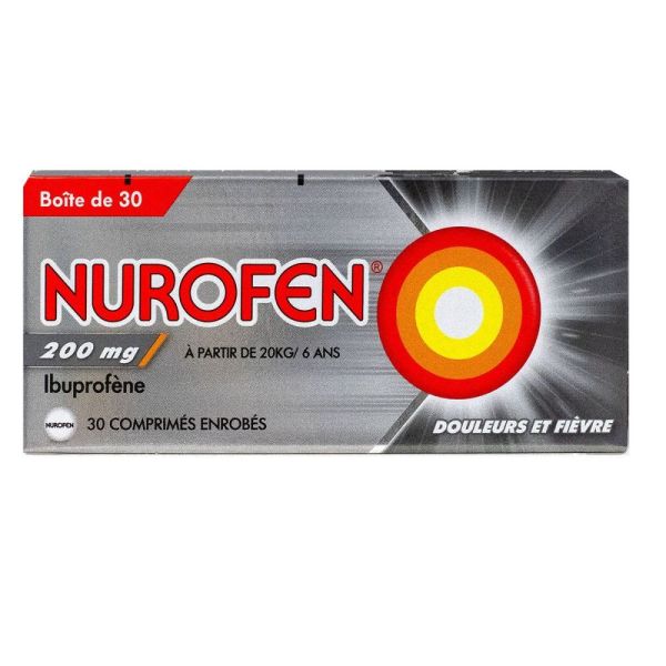 Nurofen - 200mg - 30 comprimés enrobés