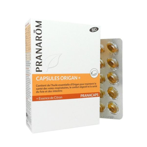 Pranarom - Capsules Origan + - 30 capsules