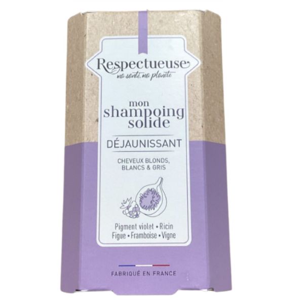 Respectueuse - Shampoing Solide Déjaunissant - 75 g