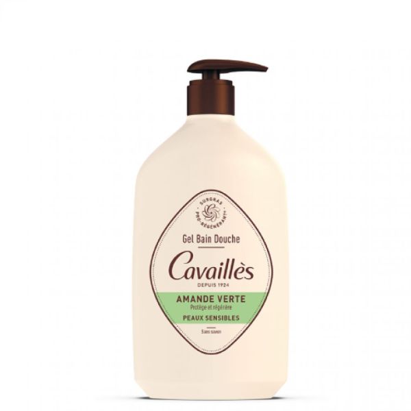 Rogé Cavaillès - Gel bain douche surgras amande verte - 1L