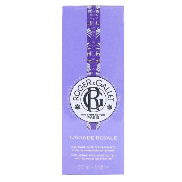 Roger & Gallet - eau parfumé bienfaisante lavande royale - 100mL