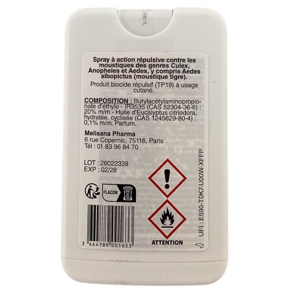 Assanis - Spray anti-moustiques parfumé Monoï - 40mL