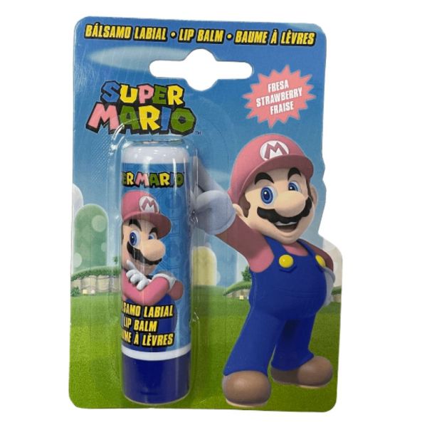 Adisphar - Baume à lèvres Super Mario - goût fraise pour enfants - 4g